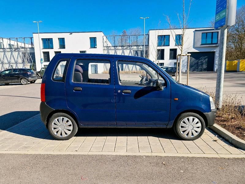 Gebraucht Opel Agila 58 PS (42 kW) 2001 Blau Van / Kleinbus