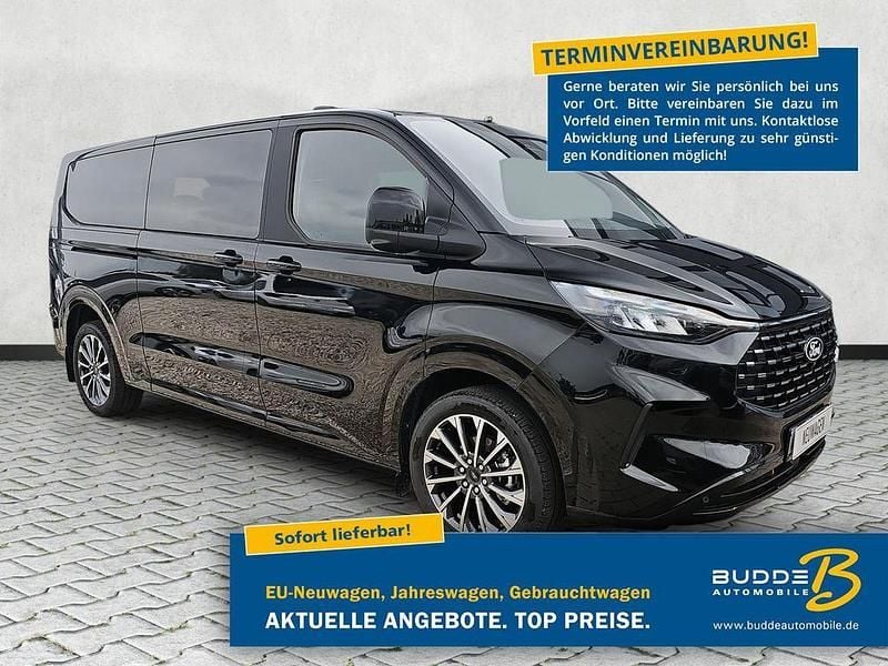 Agabteblack metallic Neu 2025 Ford Tourneo Custom Titanium X Van / Kleinbus | 53.490 € (Fairer Preis) - Bild 1/4