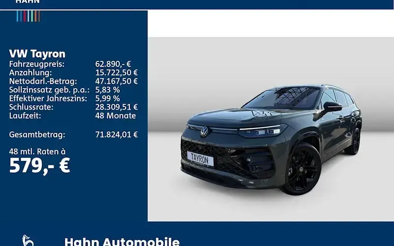 Gebraucht VW Tayron R-line 193 PS (141 kW) 2026 Grün SUV
