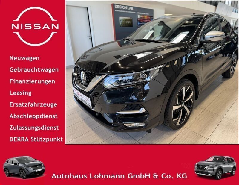 Black metallic Gebraucht 2018 Nissan Qashqai 360º SUV | 16.950 € (Etwas zu teuer) - Bild 1/4