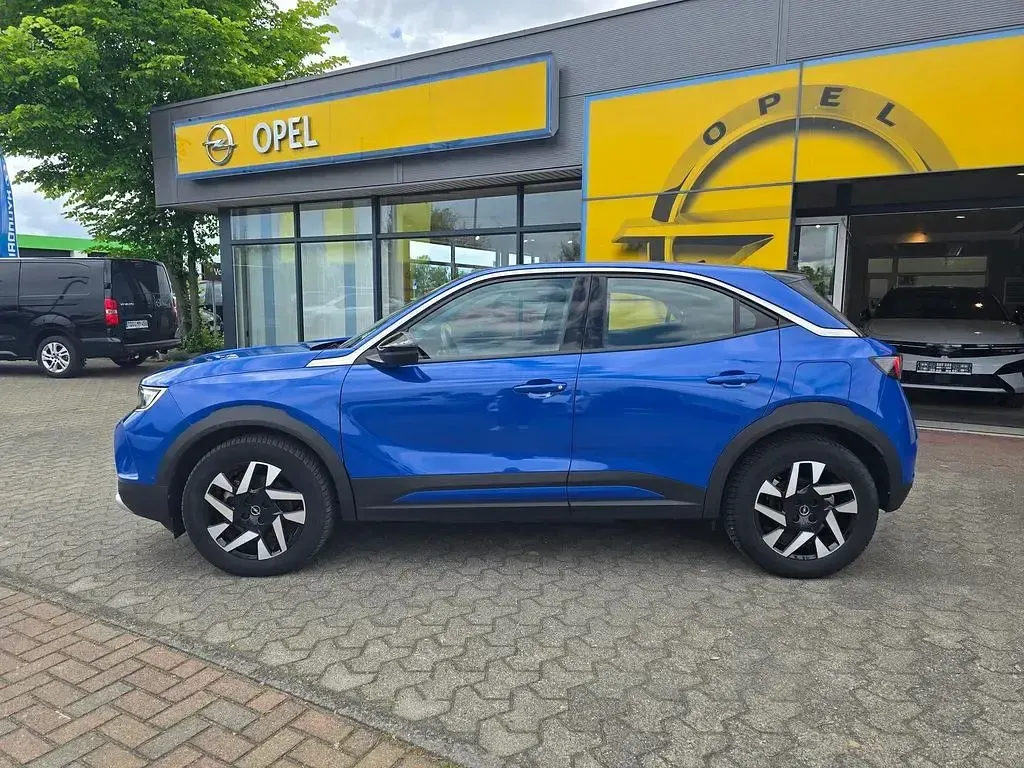 Gebraucht Opel Mokka-e Elegance 100 kW (136 PS) 2023 Perl blau/voltaik blau SUV