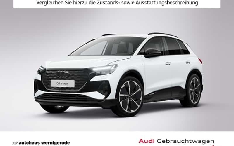 Gletscherweiß metallic Gebraucht 2025 Audi Q4 e-tron Ambiente SUV | 85.490 € - Bild 1/4