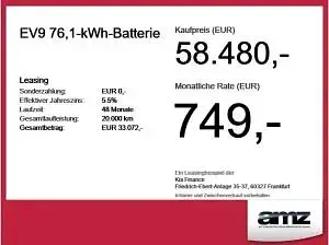 Neu Kia EV9 160 kW (218 PS) 2025 Auroraschwarz metallic  schwa SUV