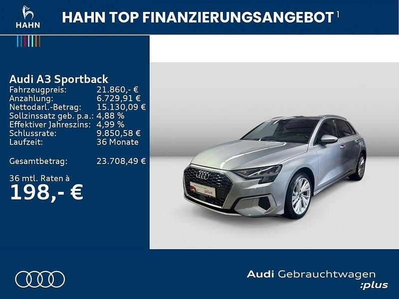 Gebraucht Audi A3 Ambiente 150 PS (110 kW) 2022 Florettsilber metallic Limousine