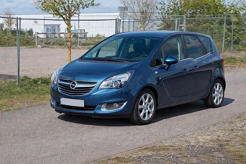 Gebraucht Opel Meriva Edition 95 PS (69 kW) 2015 Blau Van / Kleinbus