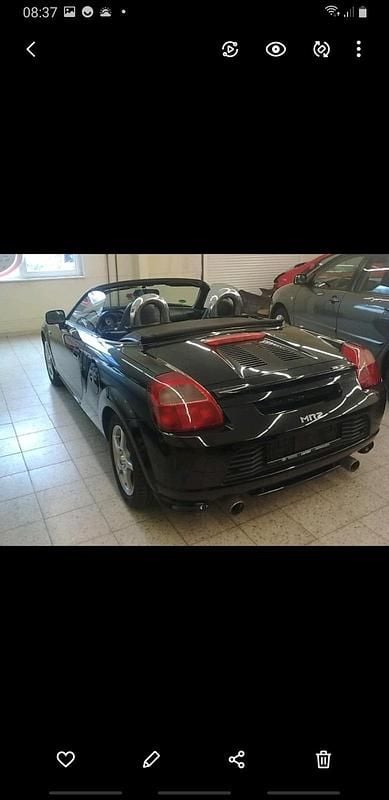 Gebraucht Toyota MR2 140 PS (102 kW) 2001 Schwarz Cabrio