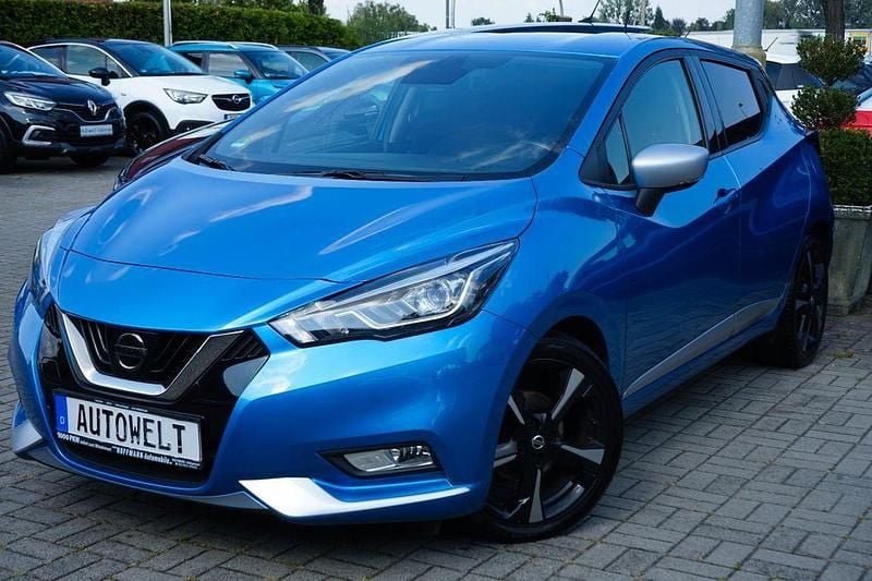 Gebraucht Nissan Micra 90 PS (66 kW) 2018 Blau Kleinwagen