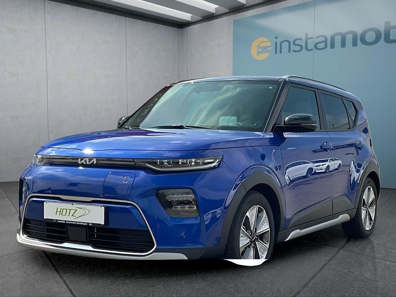Blau Gebraucht 2023 Kia Soul EV Inspiration SUV | 29.749 € (Fairer Preis) - Bild 1/4