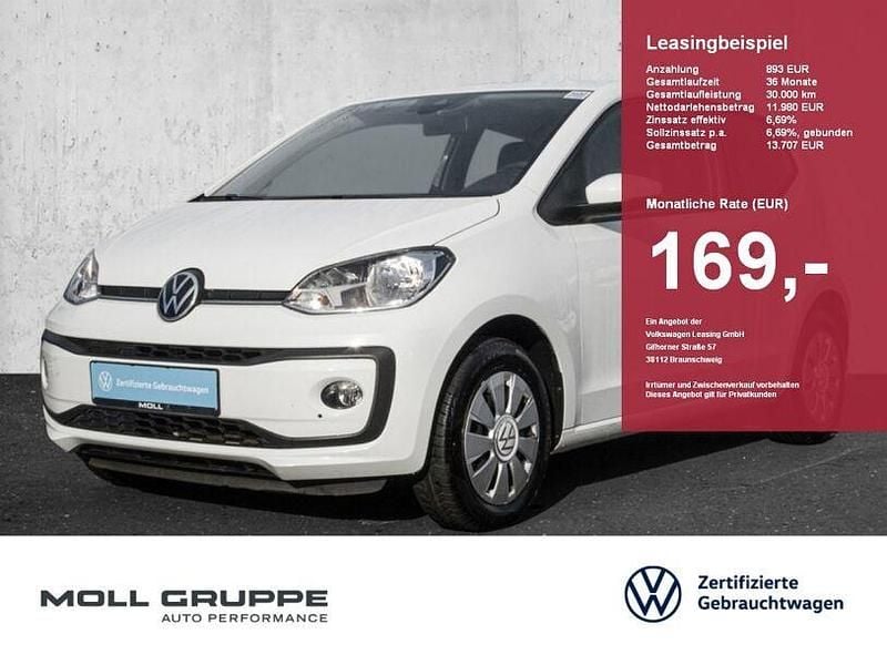 Gebraucht VW up! Move 65 PS (47 kW) 2022 Weiß Kleinwagen