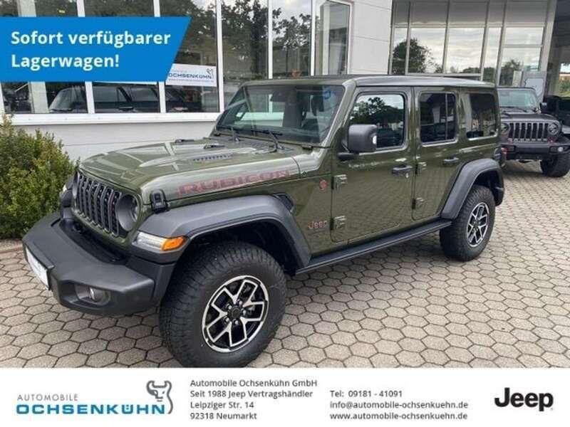 Grün Neu 2024 Jeep Wrangler Rubicon SUV | 64.890 € (Fairer Preis) - Bild 1/4