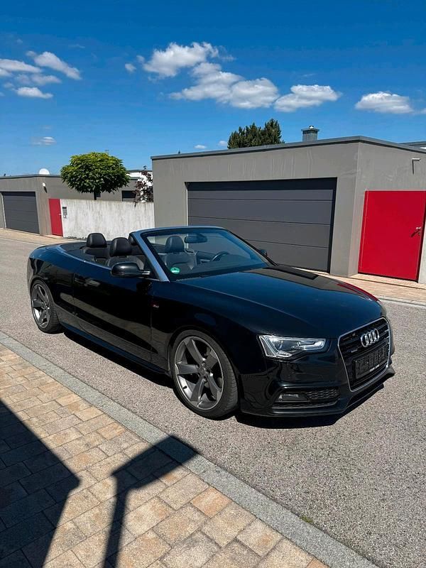 Schwarz Gebraucht 2013 Audi A5 Cabriolet S-Line Cabrio | 14.299 € (Guter Preis) - Bild 1/4
