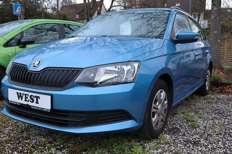 Gebraucht Skoda Fabia 75 PS (55 kW) 2017 Blau Kombi