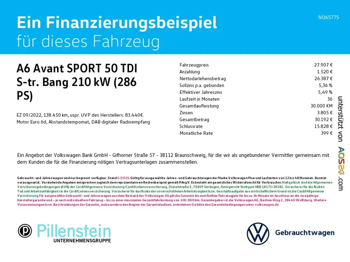 Gebraucht Audi A6 Sport 286 PS (210 kW) 2022 Blau Kombi