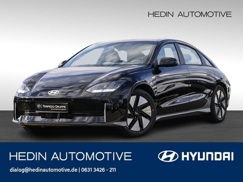Schwarz abyss black pearl Gebraucht 2024 Hyundai Ioniq 6 Limousine | 31.490 € (Fairer Preis) - Bild 1/4