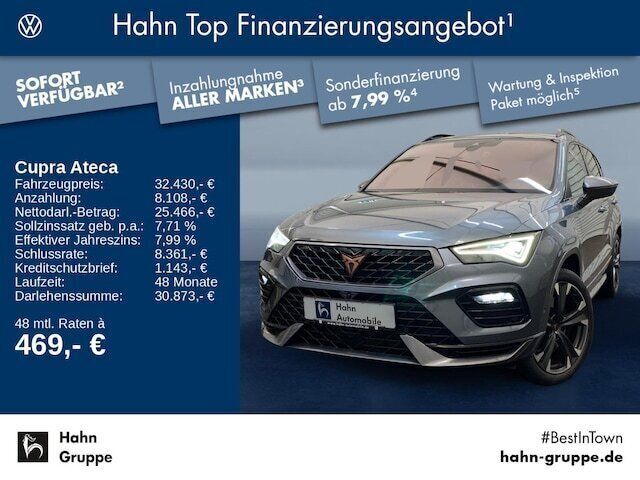 Grau Gebraucht 2020 Cupra Ateca SUV | 32.430 € (Etwas zu teuer) - Bild 1/4