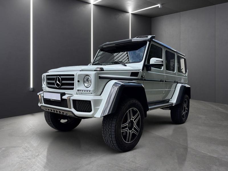 Weiß Gebraucht 2017 Mercedes G500 4x4² SUV | 159.900 € (Etwas zu teuer) - Bild 1/4