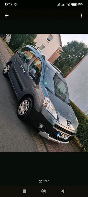 Grau Gebraucht 2008 Peugeot Partner Tepee Van / Kleinbus | 2.500 € (Guter Preis) - Bild 1/4
