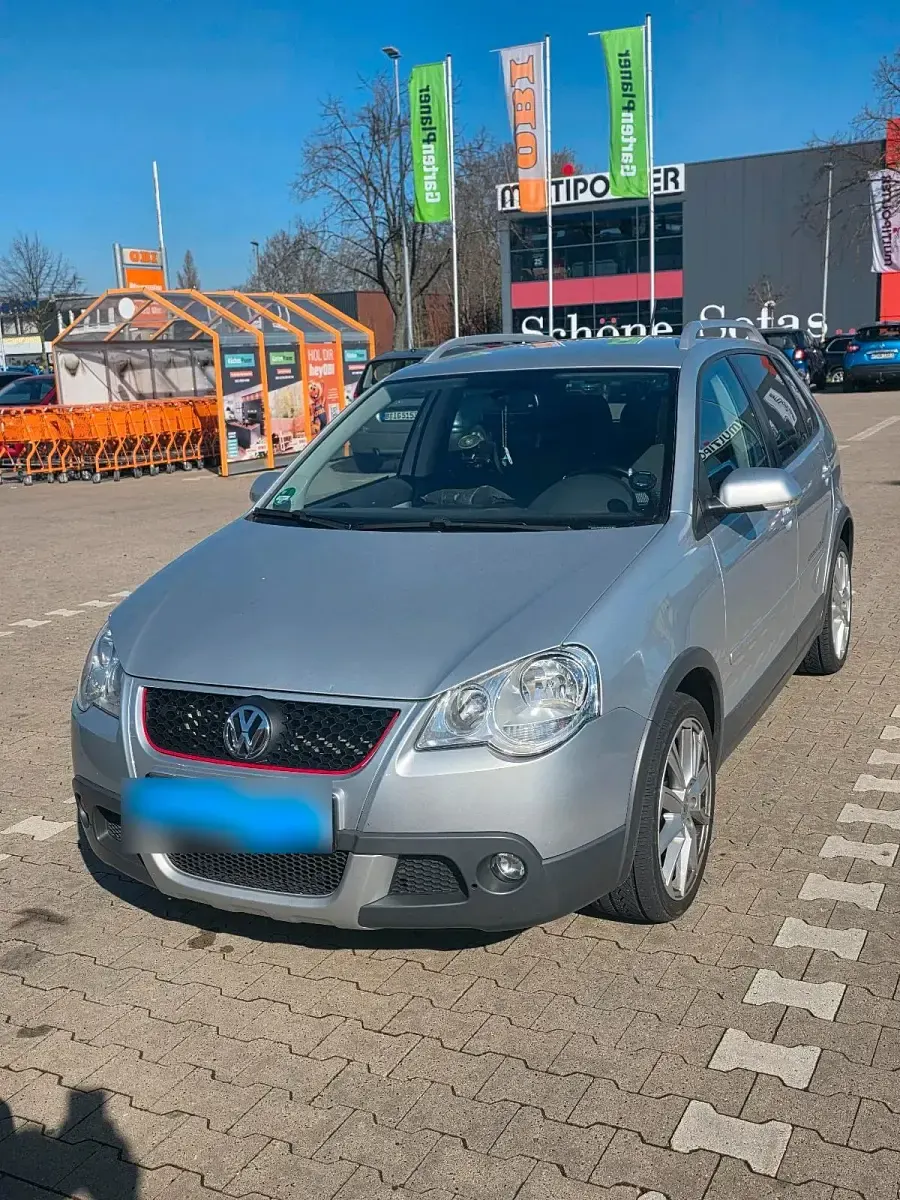 Gebraucht VW Polo Cross 80 PS (58 kW) 2008 Silber Kleinwagen