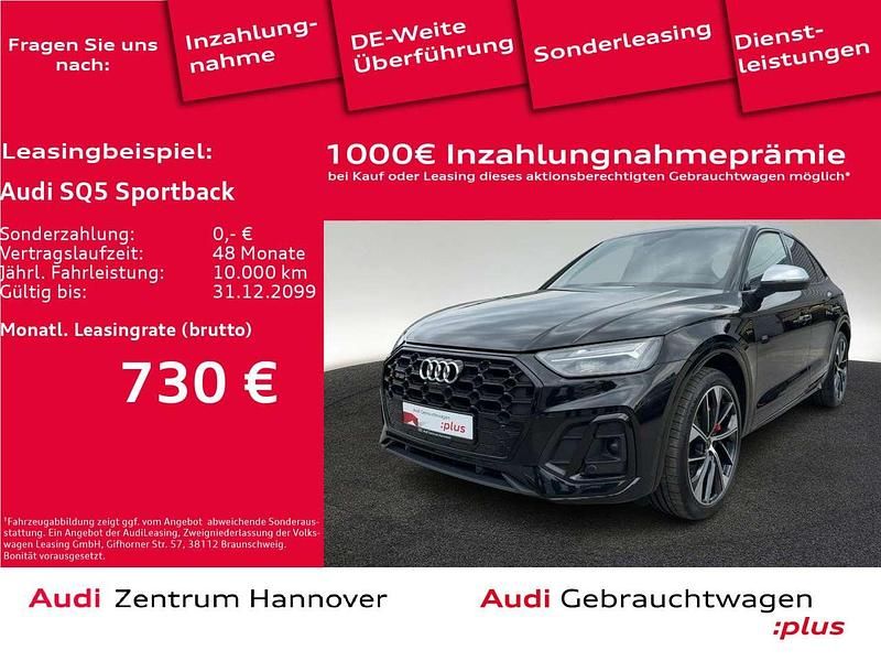 0e mythosschwarz metallic Gebraucht 2022 Audi SQ5 SUV | 46.450 € (Guter Preis) - Bild 1/4