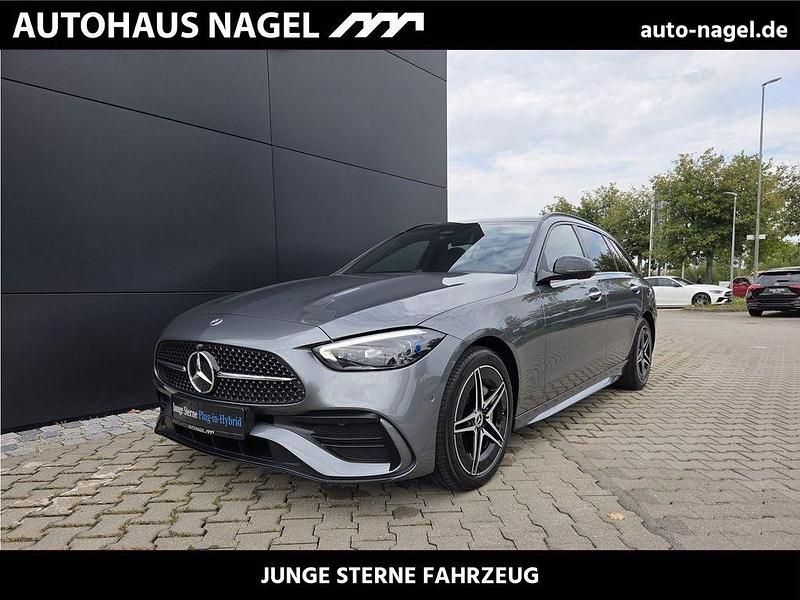 Grau Gebraucht 2024 Mercedes C300e AMG line Limousine | 45.879 € (Fairer Preis) - Bild 1/4