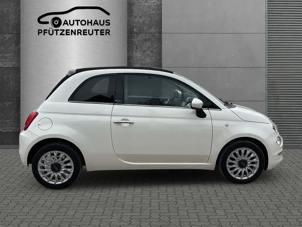 Gebraucht Fiat 500 Lounge 69 PS (50 kW) 2017 Weiß Cabrio