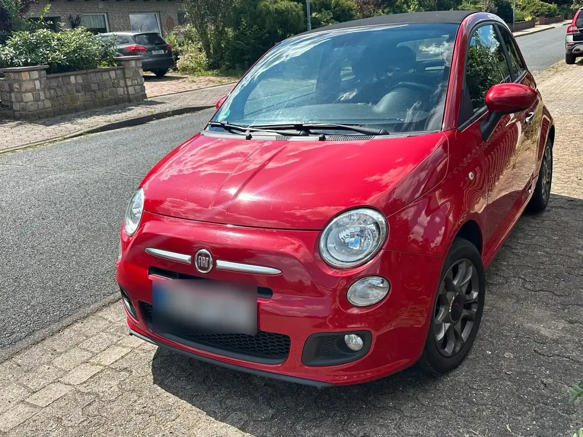 Gebraucht Fiat 500C 69 PS (50 kW) 2013 Rot Cabrio
