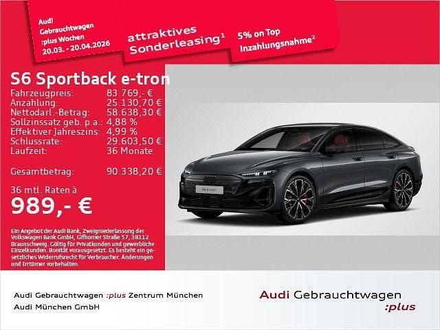Gebraucht Audi S6 e-tron Edition .1 369 kW (503 PS) 2025 Grau Limousine