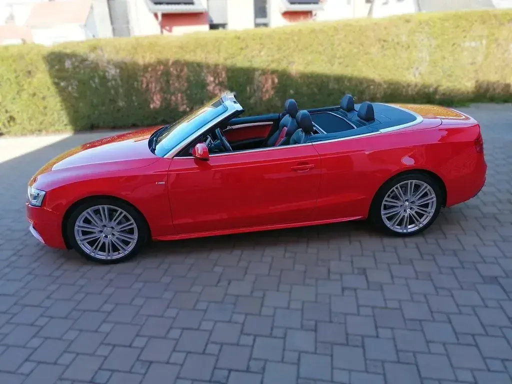 Gebraucht Audi A5 Cabriolet S-Line 230 PS (169 kW) 2014 Rot Cabrio