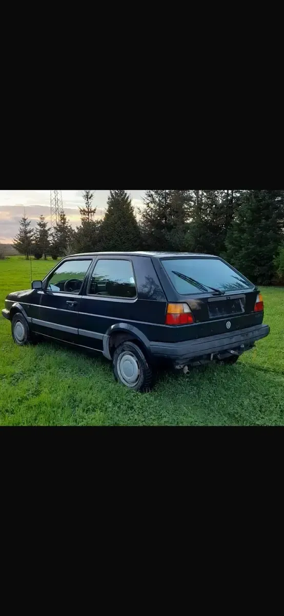 Gebraucht VW Golf II 54 PS (39 kW) 1991 Schwarz Kleinwagen