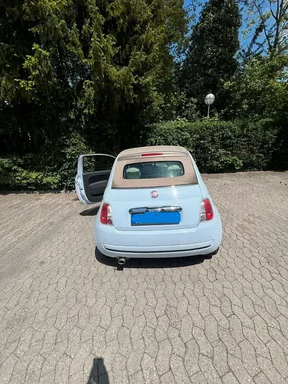 Gebraucht Fiat 500C Lounge 69 PS (50 kW) 2010 Blau Cabrio