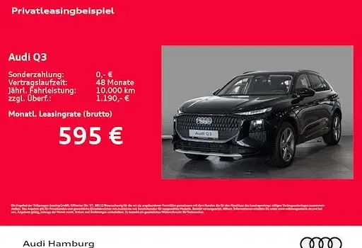 Neu Audi Q3 Advanced Plus 150 PS (110 kW) 2026 Schwarz SUV