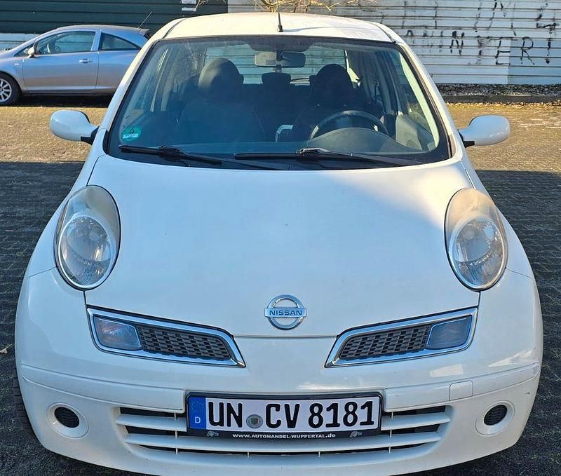 Weiß Gebraucht 2008 Nissan Micra C+C Cabrio | 1.100 € (Superpreis) - Bild 1/4