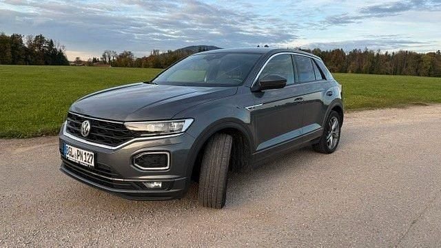 Grau Gebraucht 2019 VW T-Roc R-line SUV | 17.500 € (Superpreis) - Bild 1/4