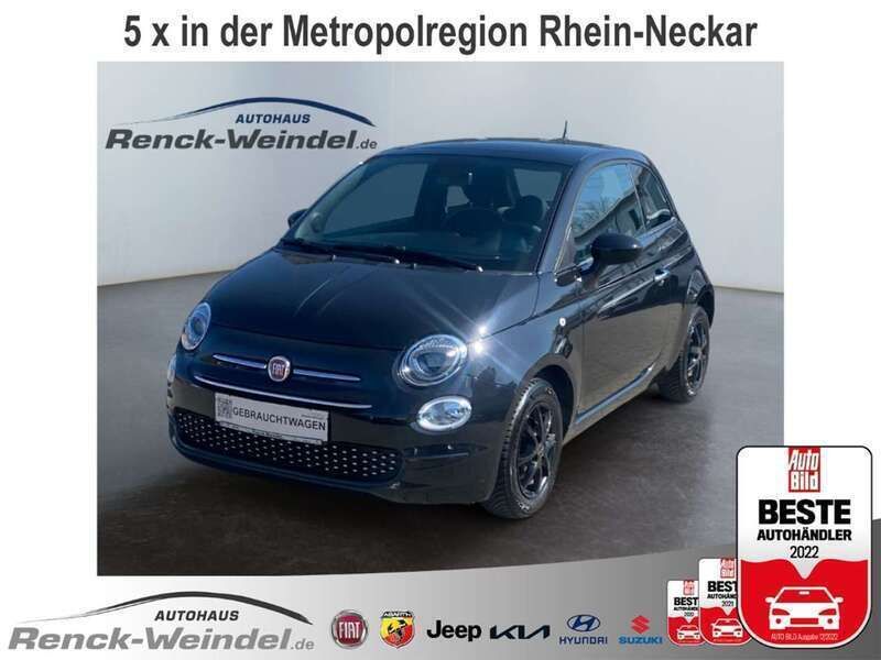 Vesuvio schwarz) (schwarz Gebraucht 2019 Fiat 500 Lounge Kleinwagen | 10.989 € (Etwas zu teuer) - Bild 1/4