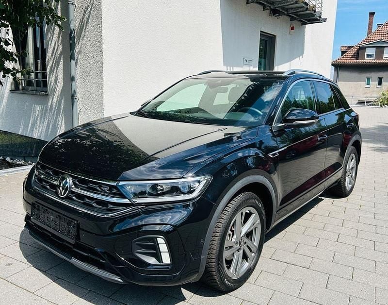 Schwarz Gebraucht 2024 VW T-Roc R-line SUV | 31.900 € (Fairer Preis) - Bild 1/4