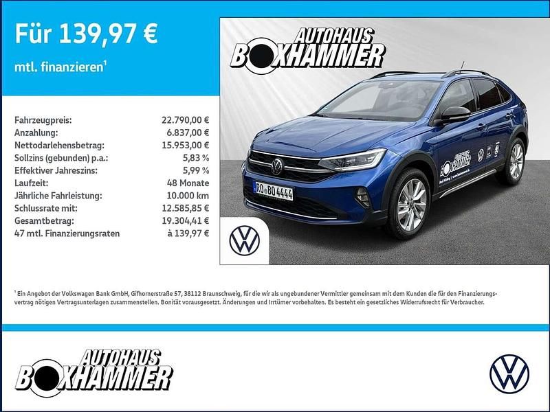 Reef blue metallic Gebraucht 2023 VW Taigo Move SUV | 22.790 € (Fairer Preis) - Bild 1/4