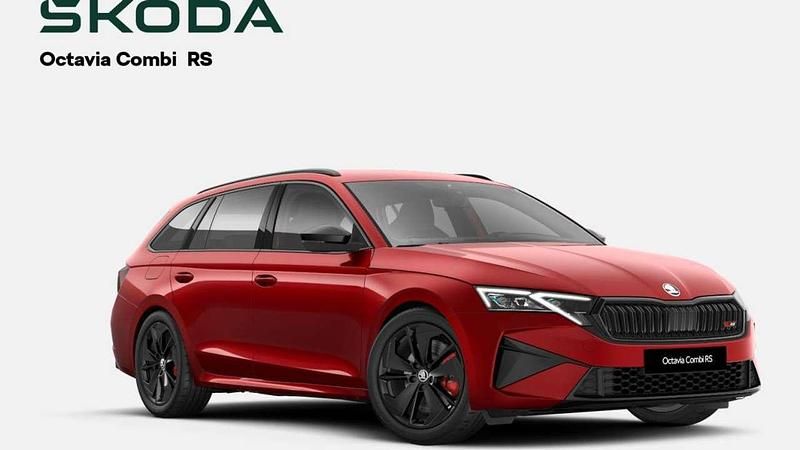 Rot (velvetrot metallic) Neu 2025 Skoda Octavia RS Kombi | 39.990 € (Superpreis) - Bild 1/4