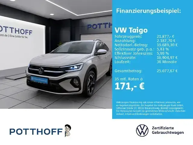 Gebraucht VW Taigo R-line 116 PS (85 kW) 2025 SUV