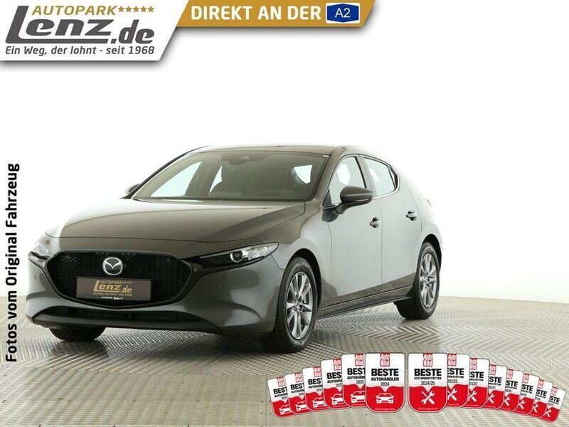 Machine grey Gebraucht 2021 Mazda 3 Selection Limousine | 19.249 € (Fairer Preis) - Bild 1/3
