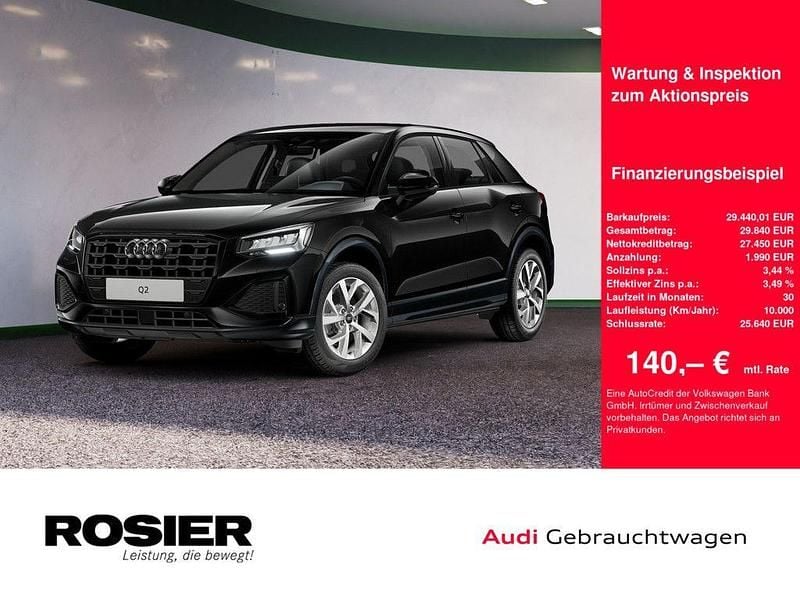 Gebraucht Audi Q2 Advanced Plus 150 PS (110 kW) 2025 Schwarz / mythosschwarz SUV