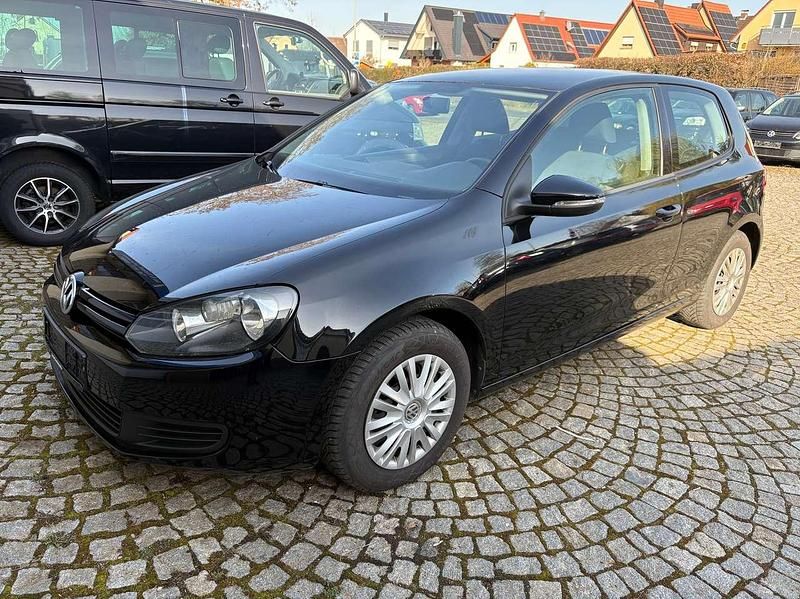 Gebraucht VW Golf VI Trendline 80 PS (58 kW) 2010 Schwarz Kleinwagen