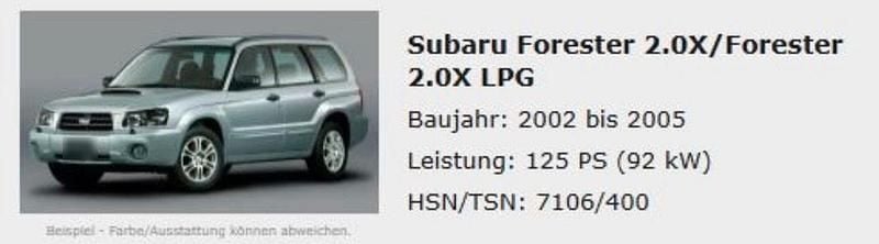 Gebraucht Subaru Forester 125 PS (91 kW) 2002 Grün SUV