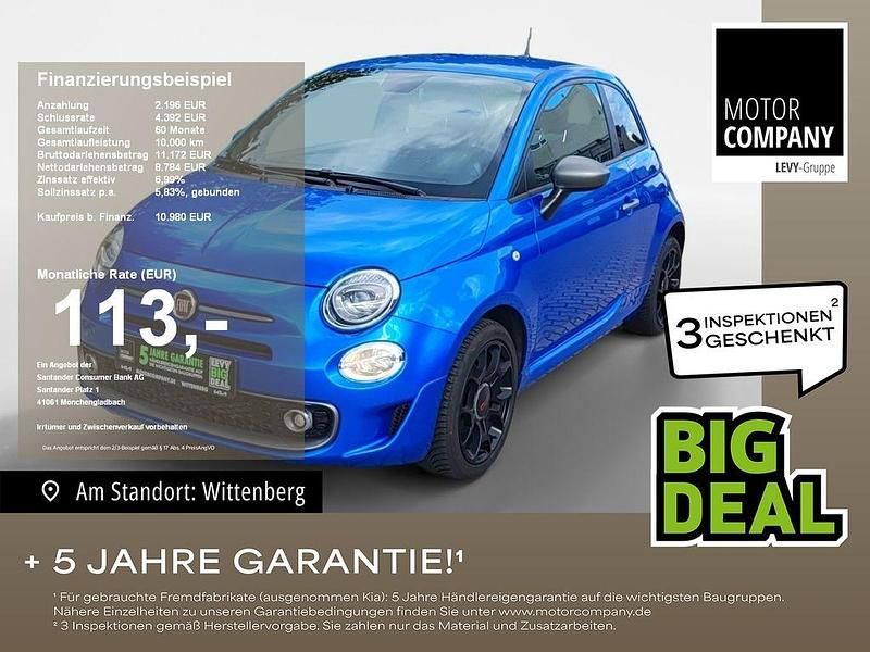 Colore esterno (italia himmelb Gebraucht 2018 Fiat 500 Kleinwagen | 9.480 € (Guter Preis) - Bild 1/4