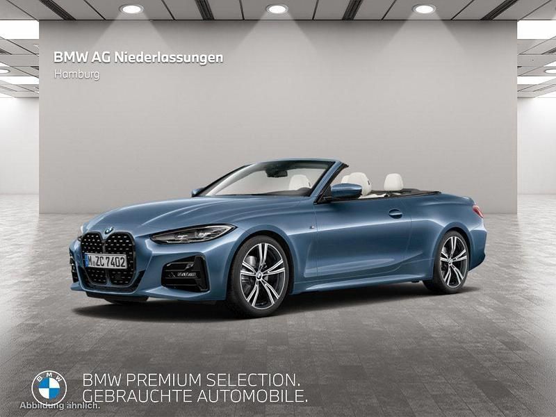 Blau Gebraucht 2022 BMW 430 Cabriolet Shadowline Cabrio | 46.908 € (Fairer Preis) - Bild 1/3