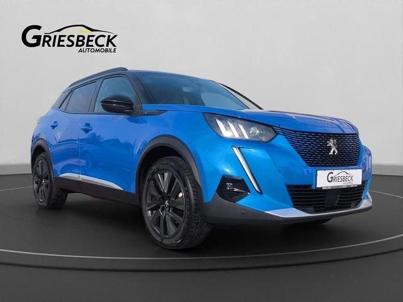 Gebraucht Peugeot e-2008 GT 100 kW (136 PS) 2021 Blau SUV