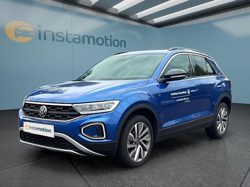 Blau Gebraucht 2024 VW T-Roc SUV | 28.699 € (Guter Preis) - Bild 1/4