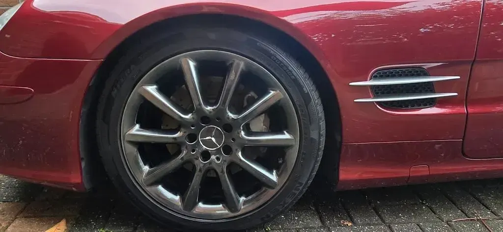 Gebraucht Mercedes SL500 387 PS (284 kW) 2007 Rot Cabrio