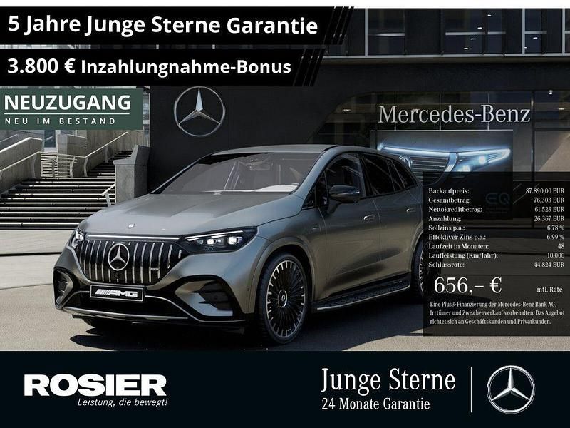 Grau / selenitgrau Gebraucht 2024 Mercedes EQE AMG 43 Premium Plus SUV | 87.890 € (Fairer Preis) - Bild 1/4