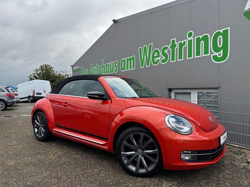 Orange Gebraucht 2016 VW Beetle CLUB Cabrio | 16.800 € (Fairer Preis) - Bild 1/4