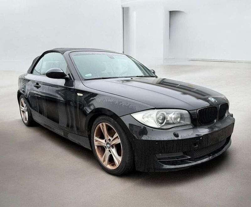 Saphirschwarz Gebraucht 2008 BMW 120 Cabriolet Cabrio | 2.884 € - Bild 1/4
